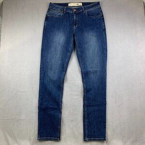 Barbell Apparel Mens Pants 32 Blue Denim Jeans Slim Fit Tapered Stretch 32x34